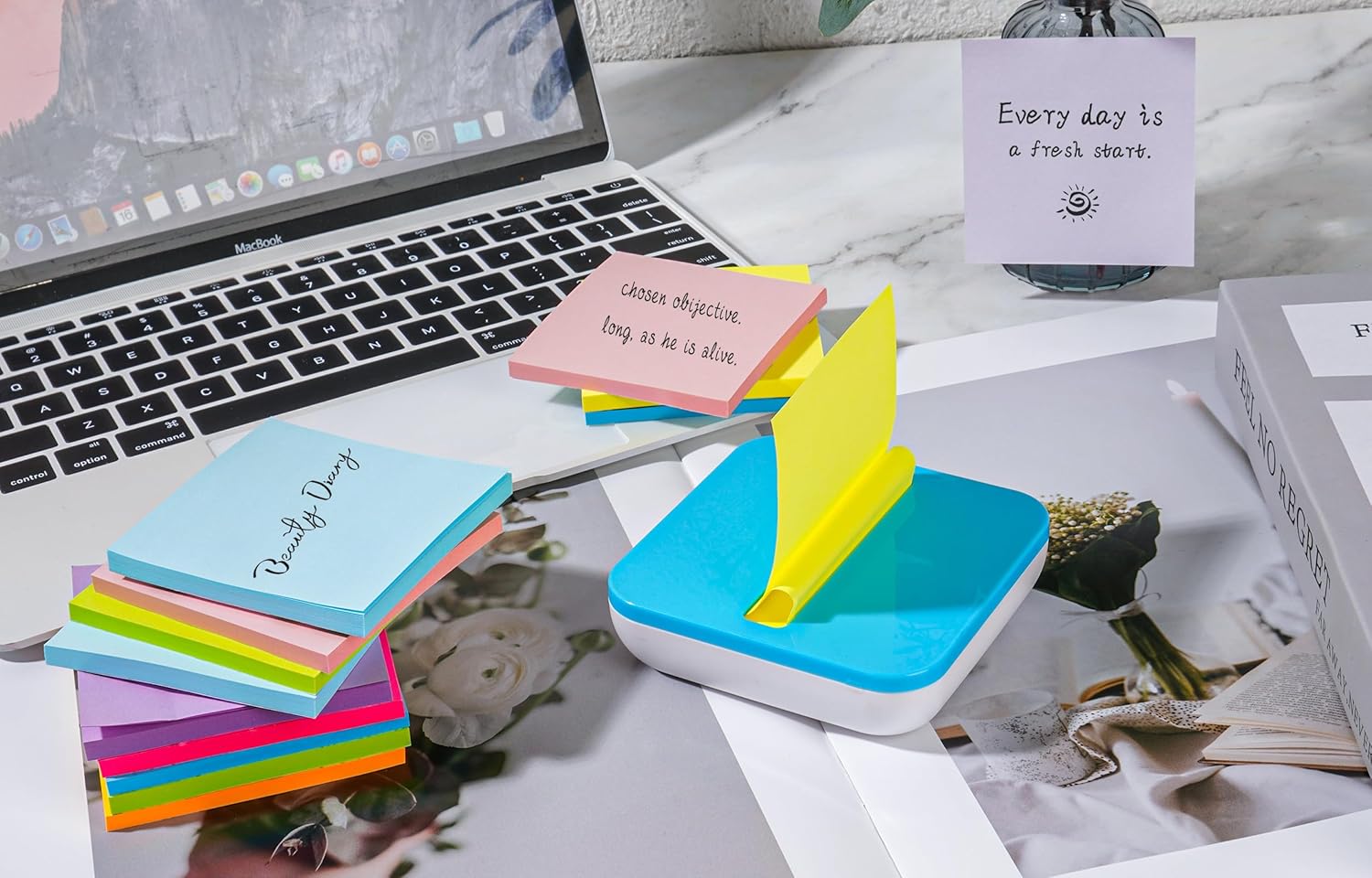 (18 Pads) Pop Up Sticky Notes 3x3 Refills, Strong Adhesive Memo Pad Bulk with 9 Bright Colors, Suitable for Home, Office, School, Clean Removal - Image 6