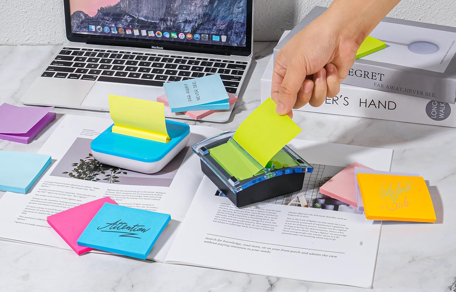 (18 Pads) Pop Up Sticky Notes 3x3 Refills, Strong Adhesive Memo Pad Bulk with 9 Bright Colors, Suitable for Home, Office, School, Clean Removal - Image 7