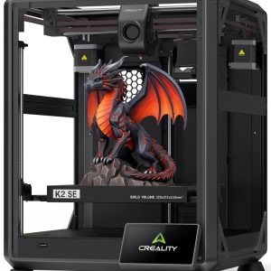 Creality K2 SE 3D Printer, 500mm/s High-Speed Printing, Support Multi Color 3D Printing Needs CFS, Solid Metal Build, Auto Leveling, Direct Drive Extruder, Quick-Swap Nozzle, 220×215×245mm Print Size